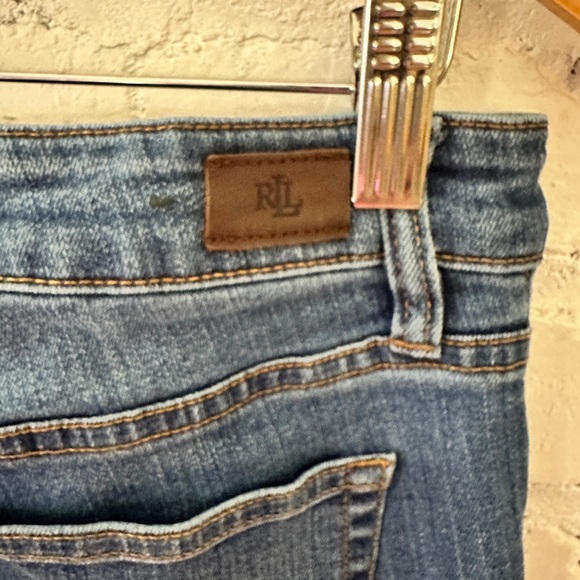 Lauren Ralph Lauren Classic Blue Straight Leg Jeans - Picture 4 of 7